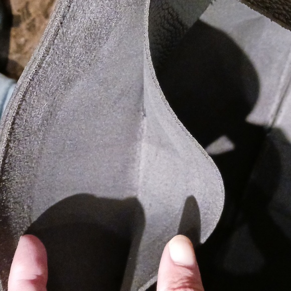 Vince Camuto Black Pebbled Vegan Leather Color Block Luck Tote Laptop Bag - Picture 5 of 7